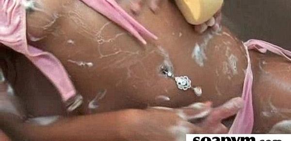  a very hot soapy massage and a hard fucking 24